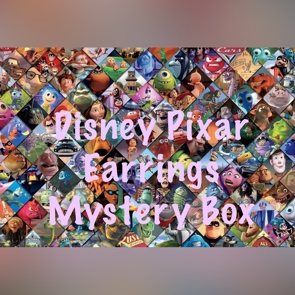 ⭐️NEW⭐️ Disney Pixar Earrings Theme Mystery Box (Requests Accept) (1) 4-5 Pc Set